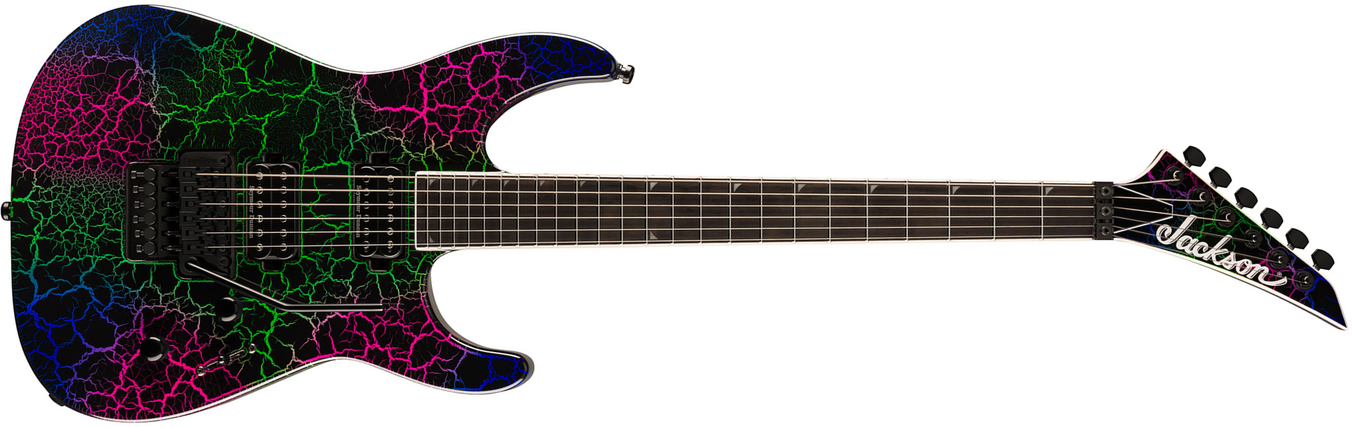 Jackson Soloist Sl2 Pro Plus 2h Seymour Duncan Fr Eb - Bruised Crackle - E-Gitarre in Str-Form - Main picture