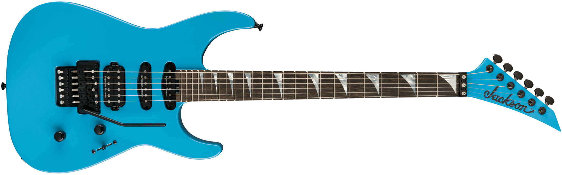 Jackson Soloist Sl3 American Series Usa Hss Seymour Duncan Fr Eb - Riviera Blue - E-Gitarre in Str-Form - Main picture