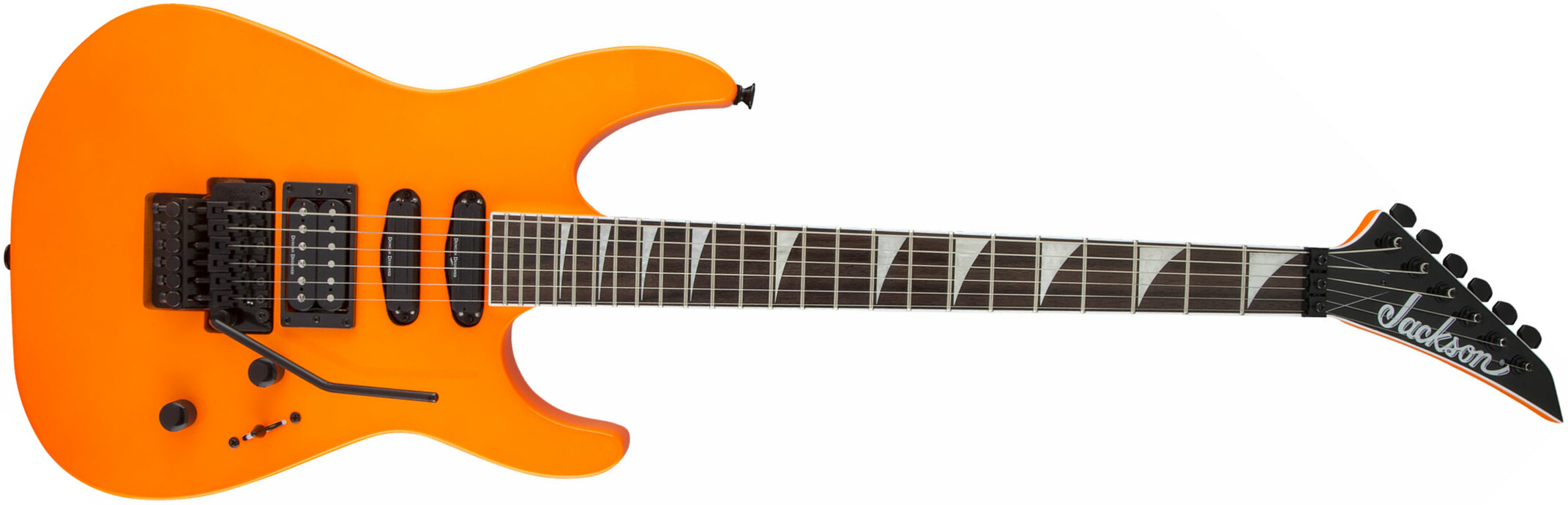 Jackson Soloist Sl3x Hss Fr Rw - Neon Orange - E-Gitarre in Str-Form - Main picture