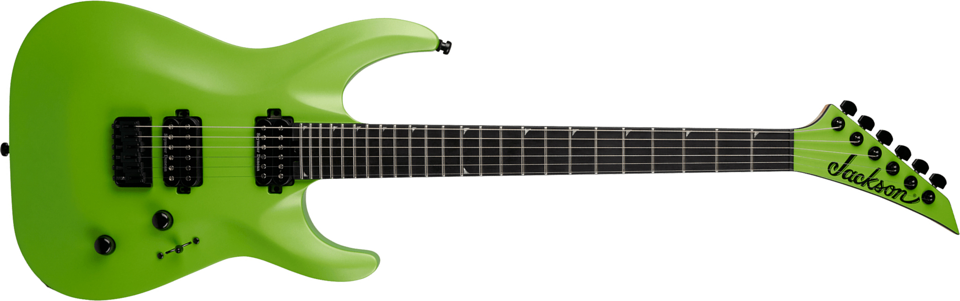 Jackson Soloist Sla2 Ht Pro Plus 2h Seymour Duncan Eb - Toxic Apple - E-Gitarre aus Metall - Main picture