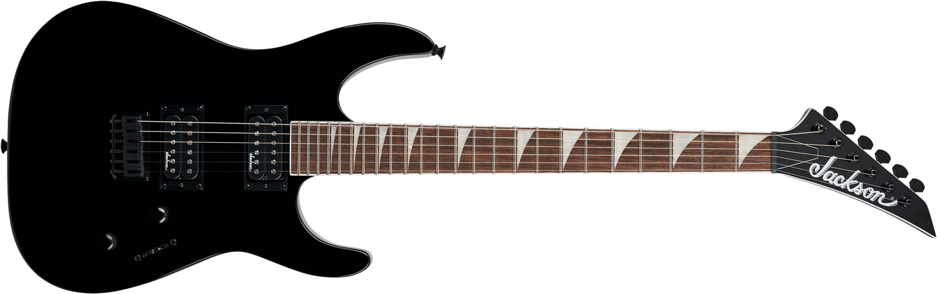 Jackson Soloist Slx Dx Ht X-series 2h Ht Lau - Gloss Black - E-Gitarre aus Metall - Main picture