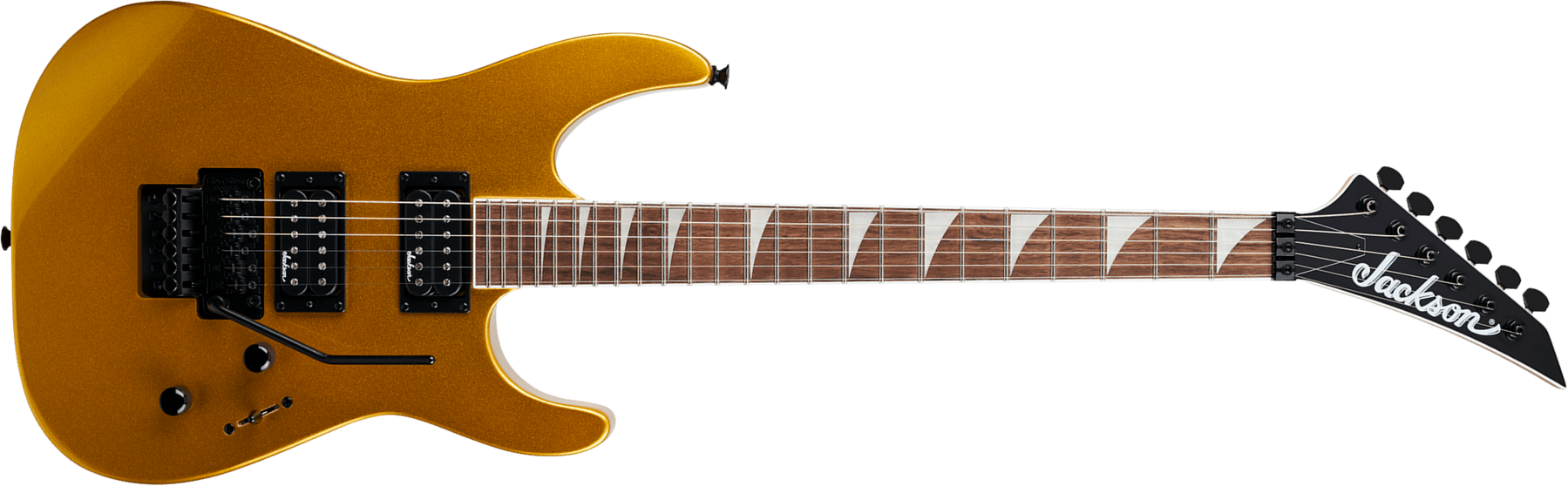 Jackson Soloist Slx Dx X-series 2h Fr Lau - Gold Bullion - E-Gitarre aus Metall - Main picture