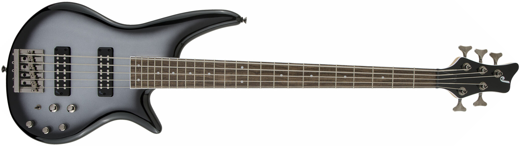 Jackson Spectra Bass Js3v 5c Active Lau - Silverburst - Solidbody E-bass - Main picture