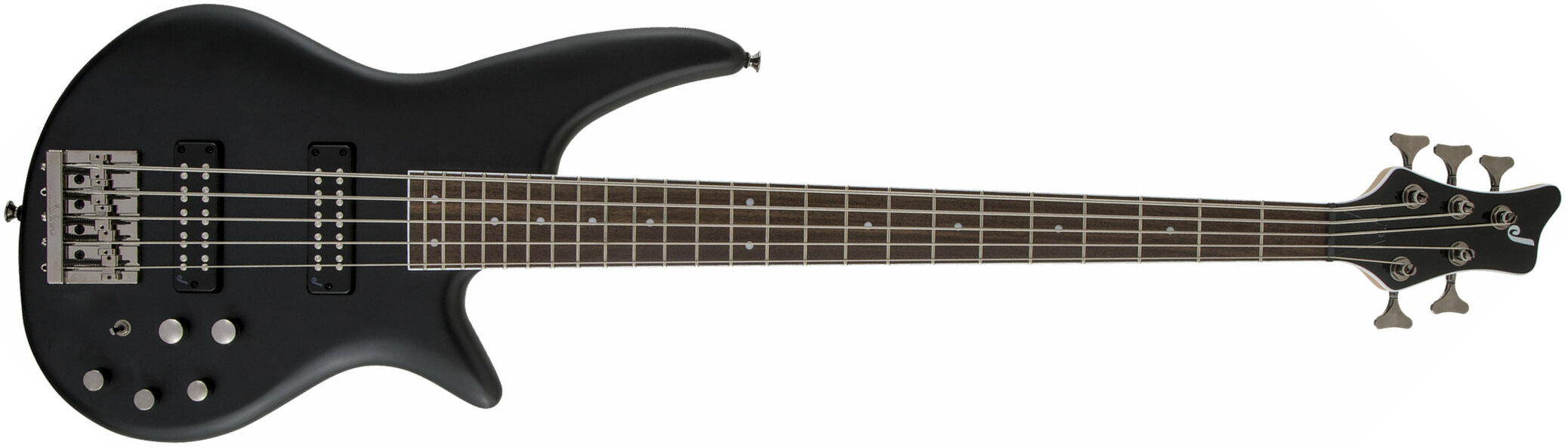 Jackson Spectra Bass Js3v 5c Active Lau - Satin Black - Solidbody E-bass - Main picture