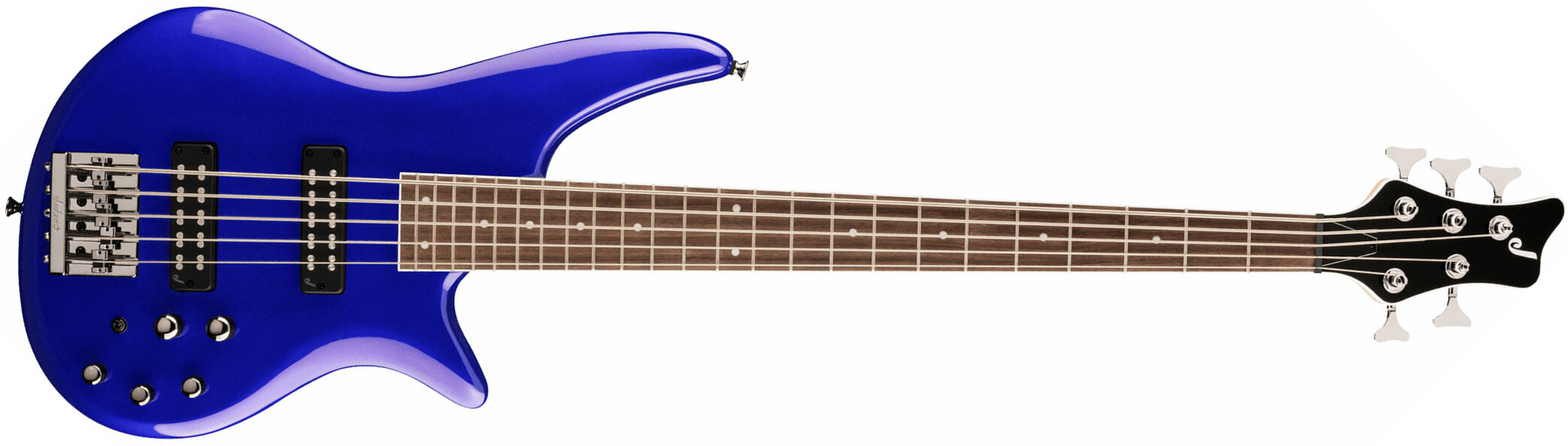 Jackson Spectra Bass Js3v 5c Active Lau - Indigo Blue - Solidbody E-bass - Main picture
