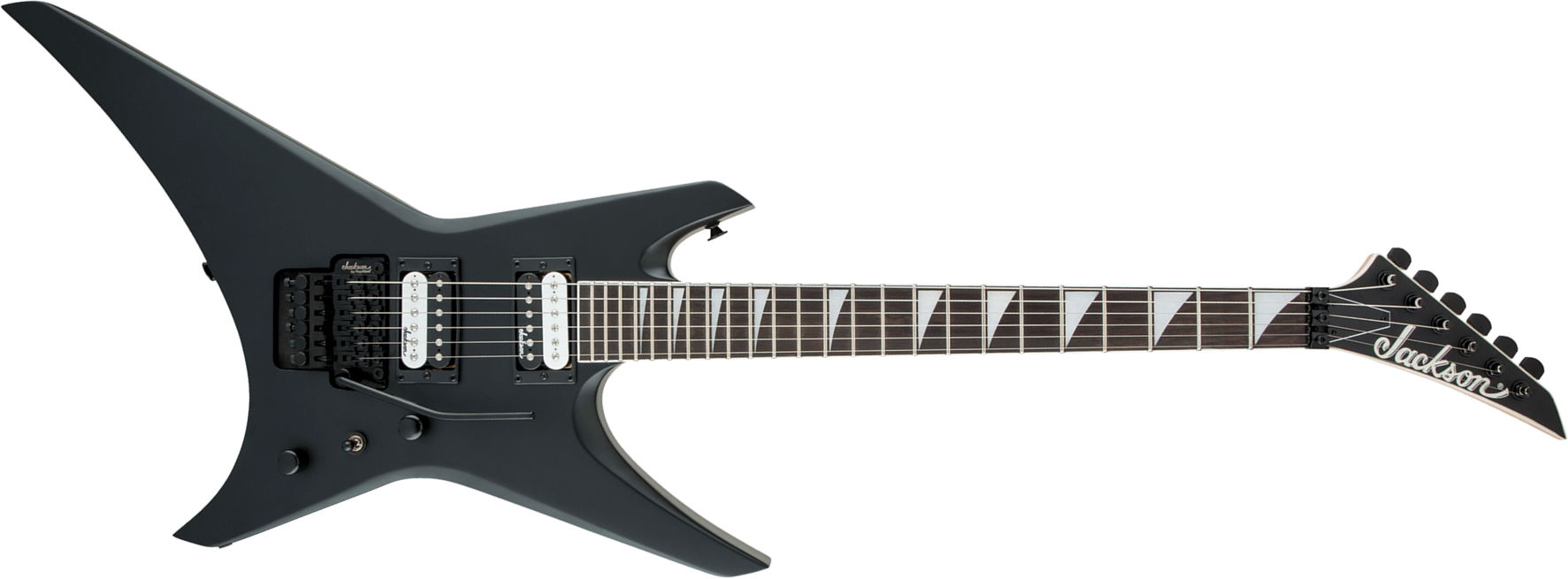 Jackson Warrior Js32 2h Fr Ama - Satin Black - E-Gitarre aus Metall - Main picture
