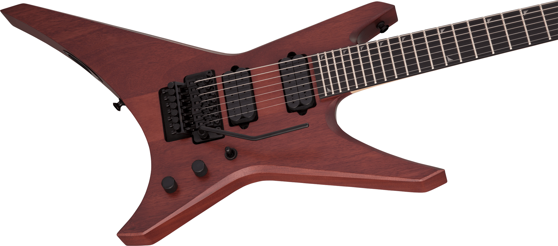 Jackson Dave Davidson Warrior Wr7 Mah Pro Signature 2h Dimarzio Fr Eb - Walnut Stain - 7-saitige E-Gitarre - Variation 2