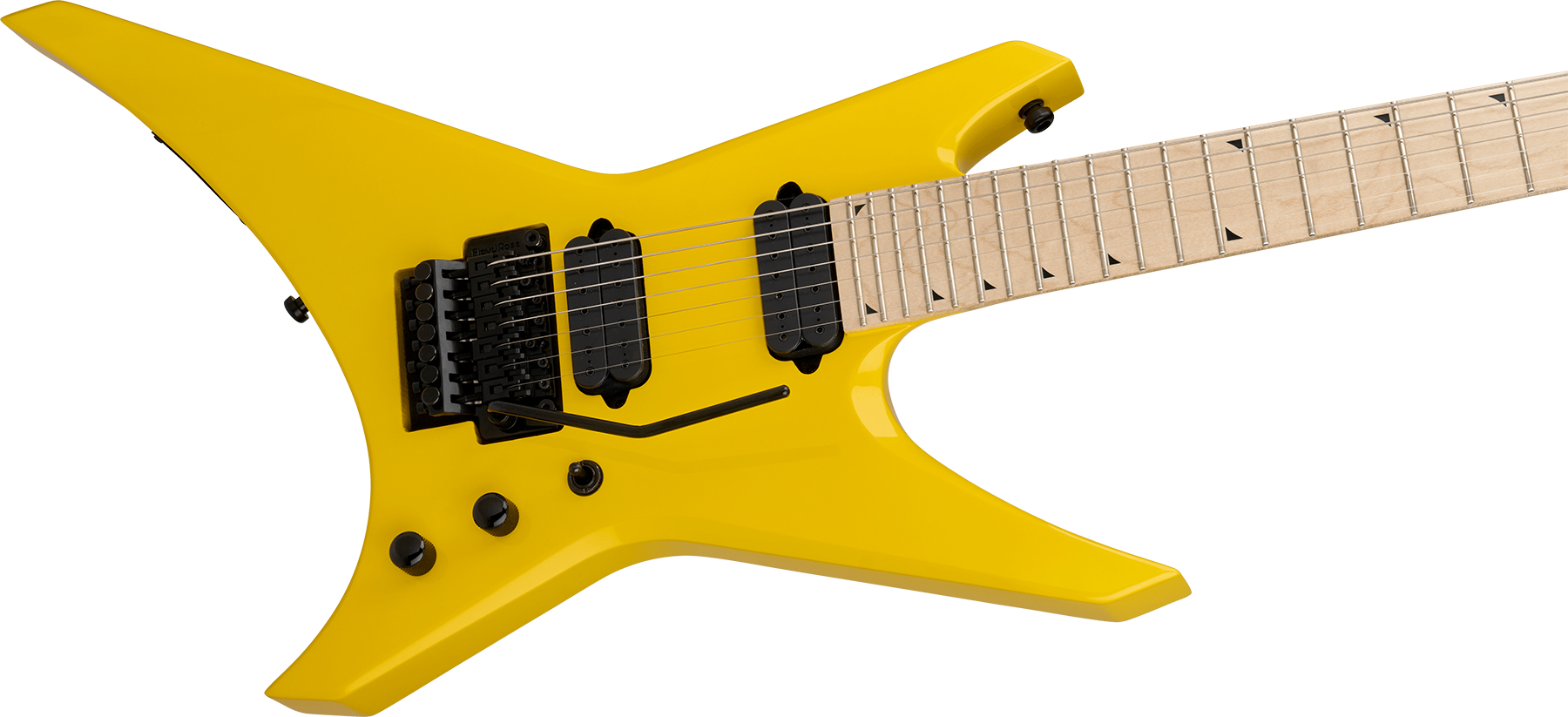 Jackson Dave Davidson Wr7 Pro Signature 7c Baryton 2h Dimarzio Fr Mn - Ferrari Yellow - Bariton E-Gitarre - Variation 2
