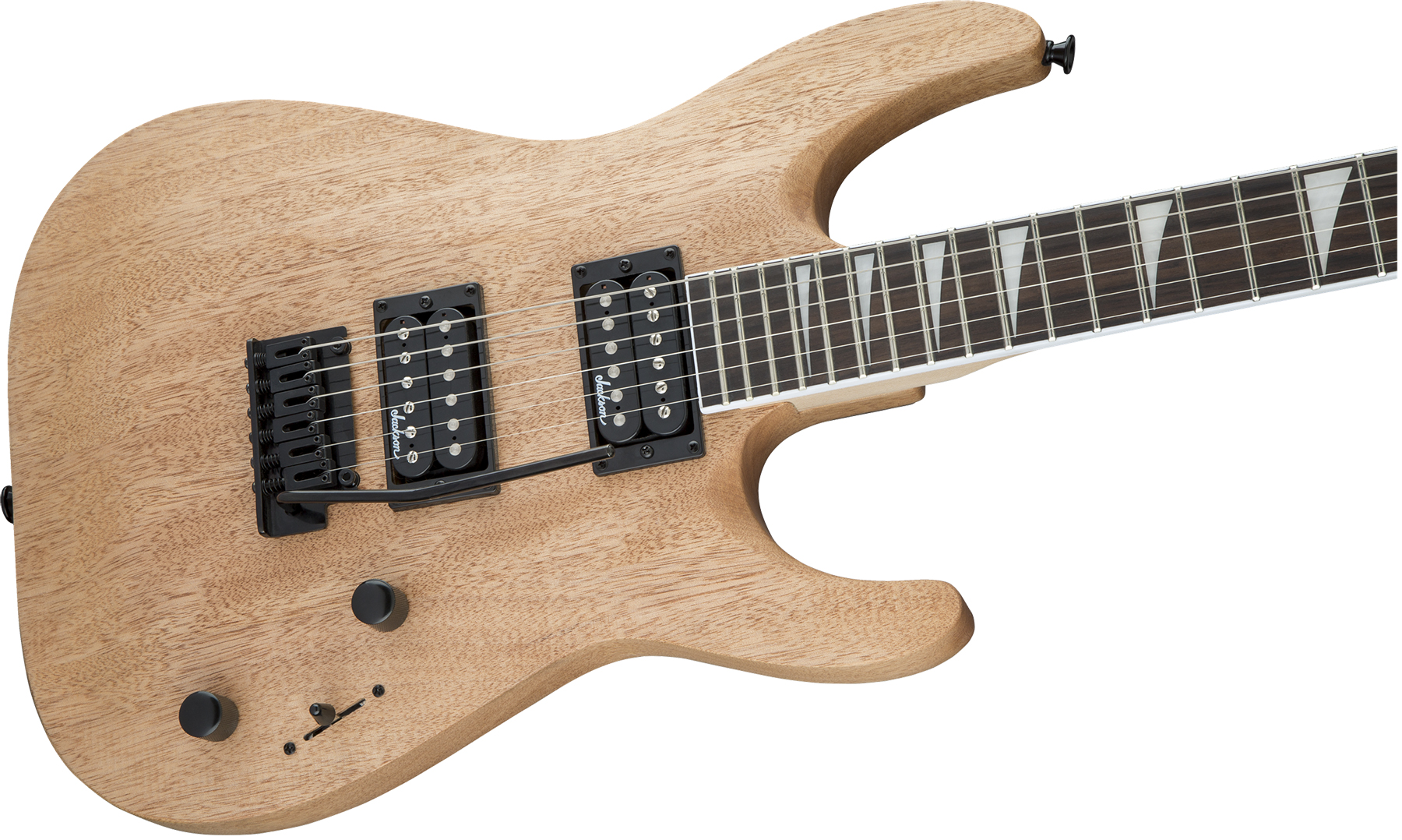 Jackson Dinky Arch Top Dka Js22 2h Trem Ama - Natural Oil - E-Gitarre aus Metall - Variation 2