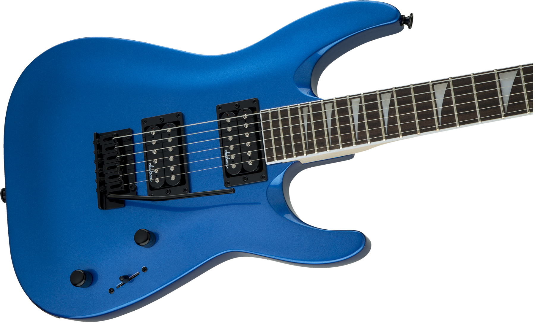 Jackson Dinky Arch Top Dka Js22 2h Trem Ama - Metallic Blue - E-Gitarre aus Metall - Variation 2
