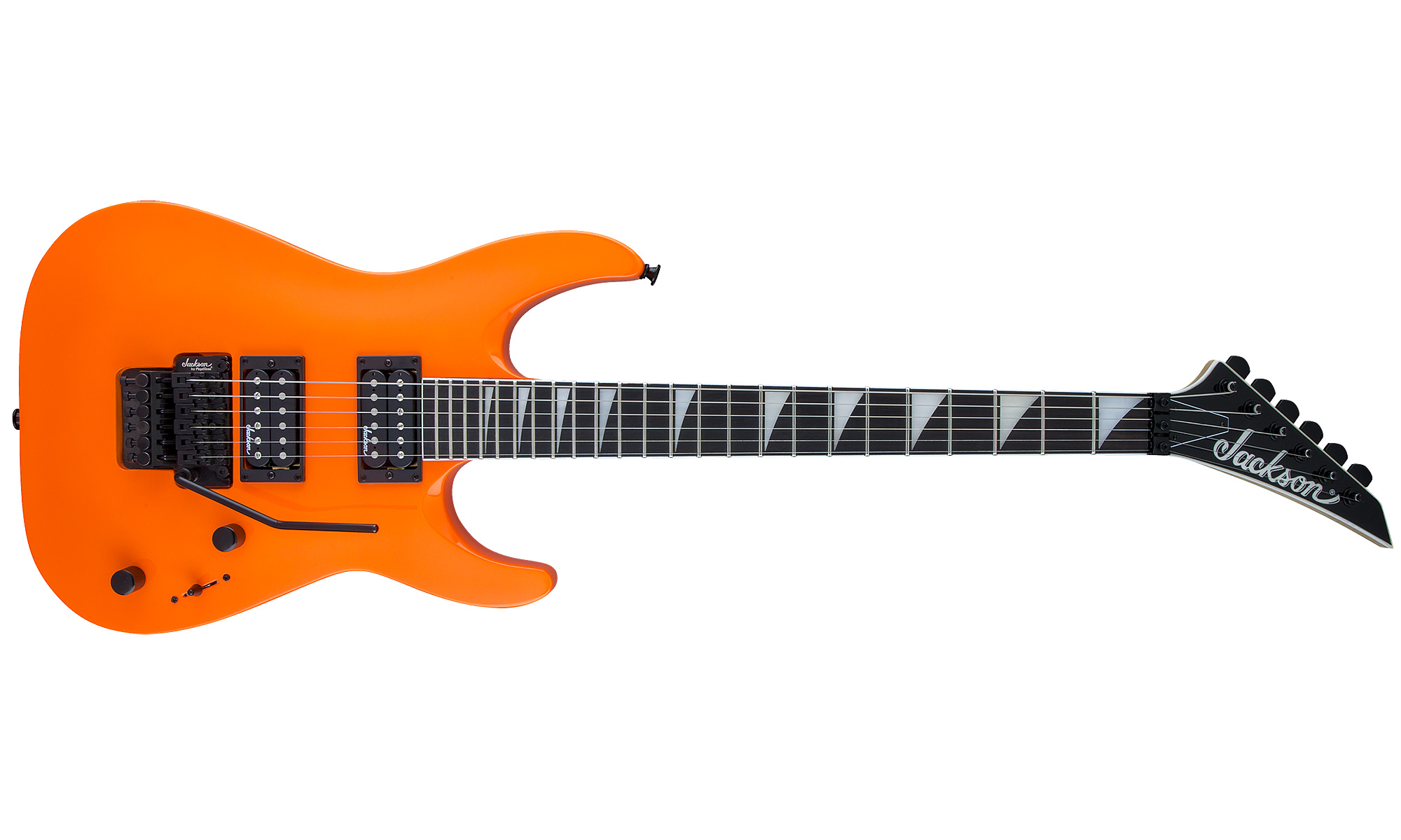 Jackson Dinky Arch Top Js32 Dka Hh Floyd Rose Rw - Neon Orange - E-Gitarre in Str-Form - Variation 1