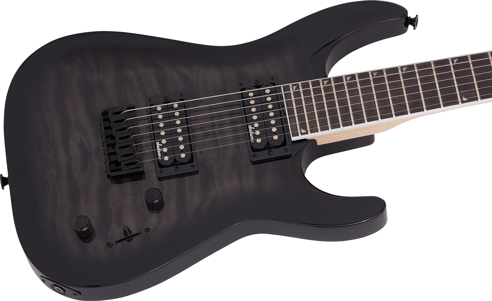 Jackson Dinky Arch Top Js32q Dka  Ht 2h Ama - Trans Black Burst - E-Gitarre aus Metall - Variation 2
