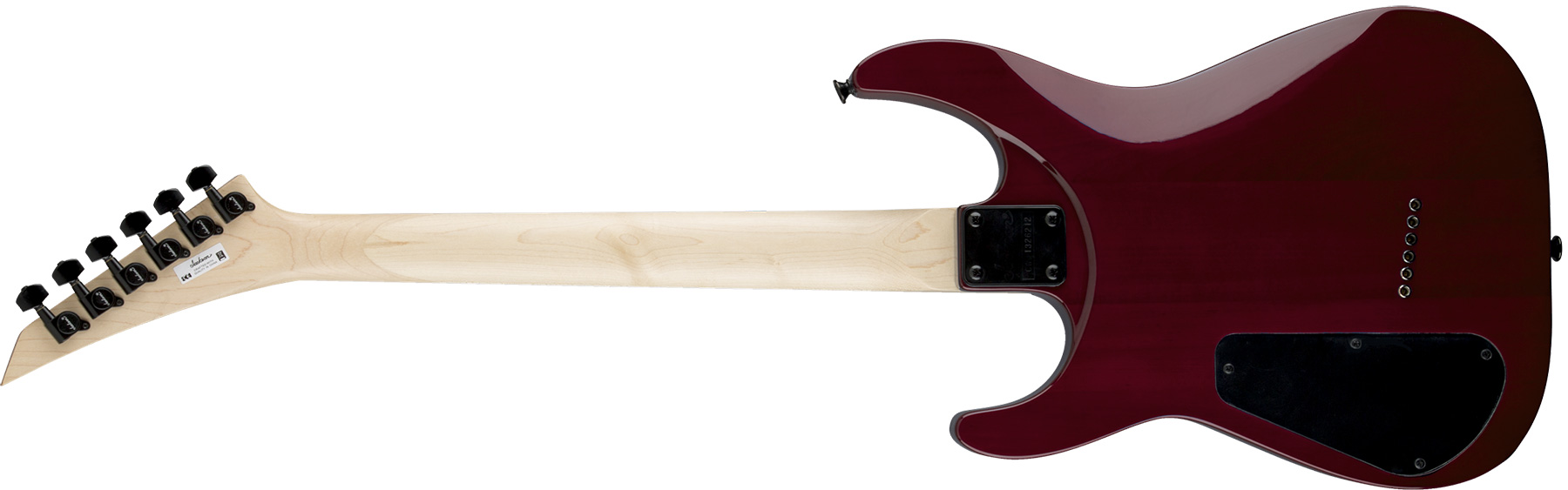 Jackson Dinky Arch Top Js32tq Dka  Hh Ht Ama - Transparent Red - E-Gitarre aus Metall - Variation 1