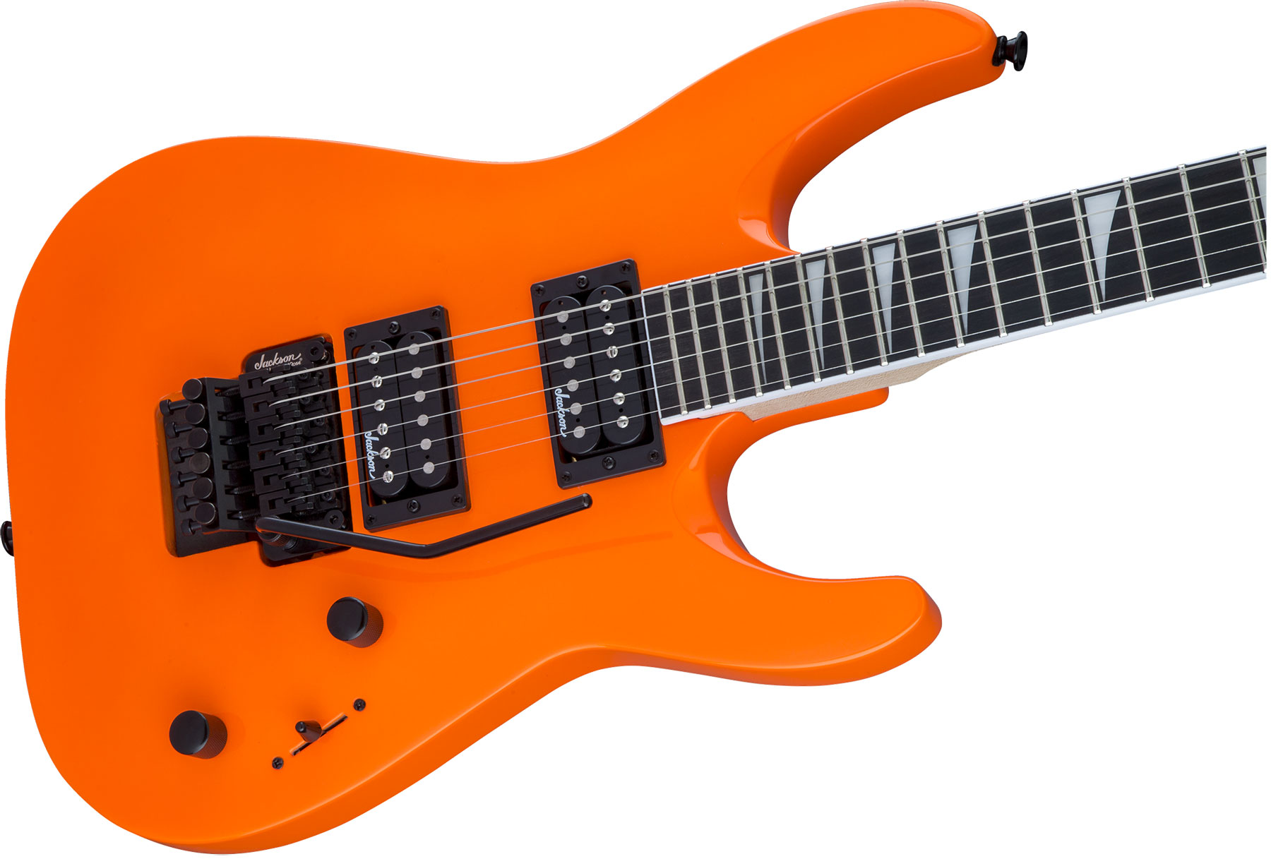 Jackson Dinky Archtop Js32 Dka 2h Fr Ama - Neon Orange - Double Cut E-Gitarre - Variation 2