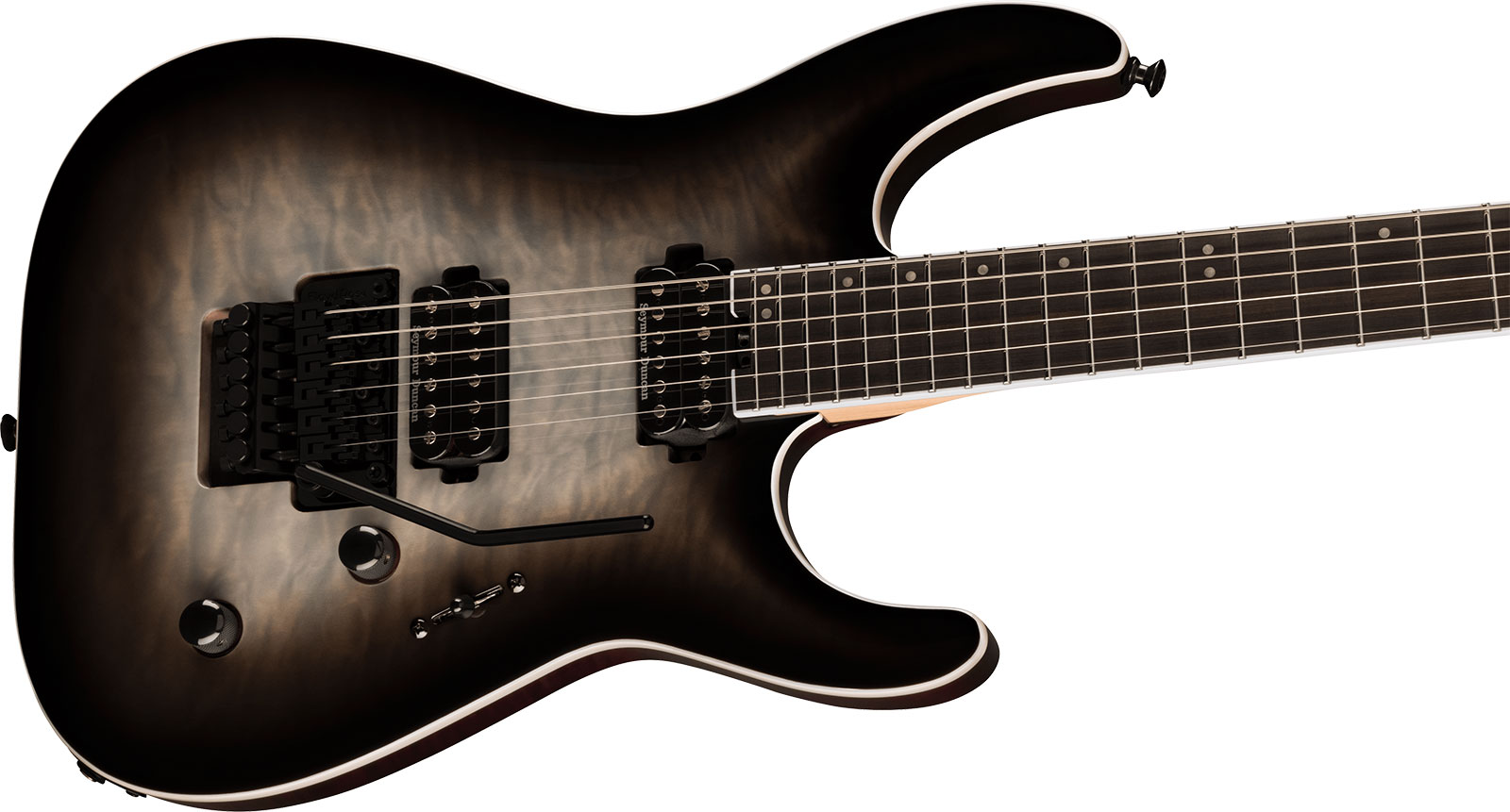 Jackson Dinky Dkaq Pro Plus 2h Seymour Duncan Fr Eb - Ghost Burst - E-Gitarre in Str-Form - Variation 2