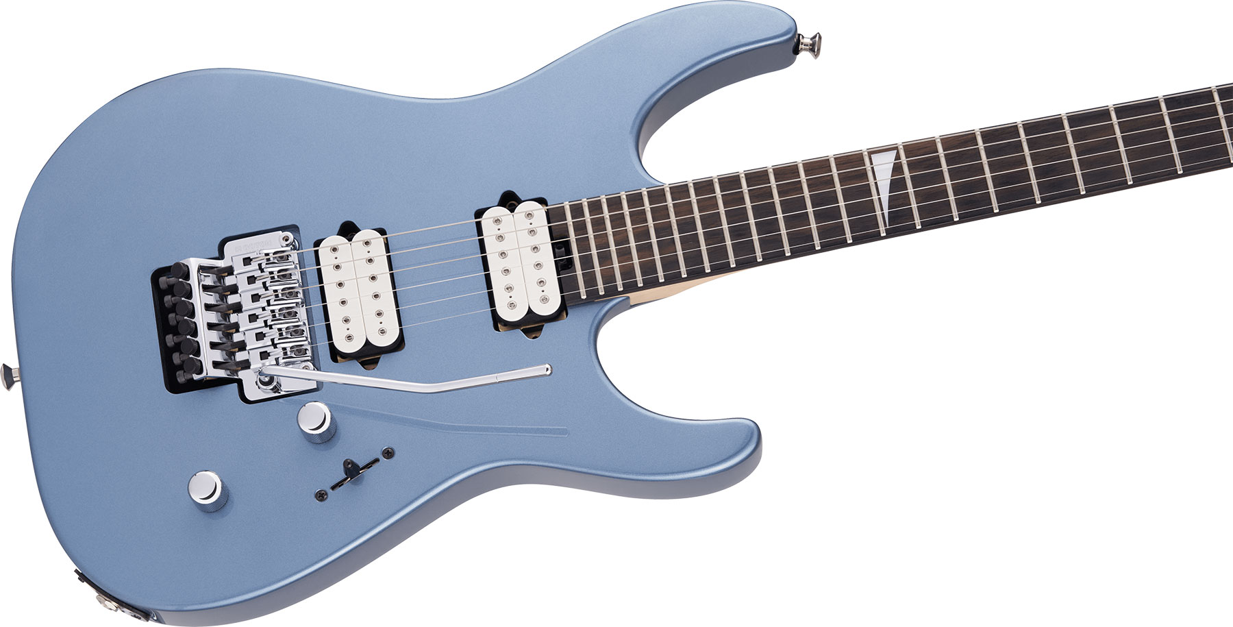 Jackson Dinky Dkr Mj Jap 2h Dimarzio Fr Eb - Ice Blue Metallic - E-Gitarre in Str-Form - Variation 2