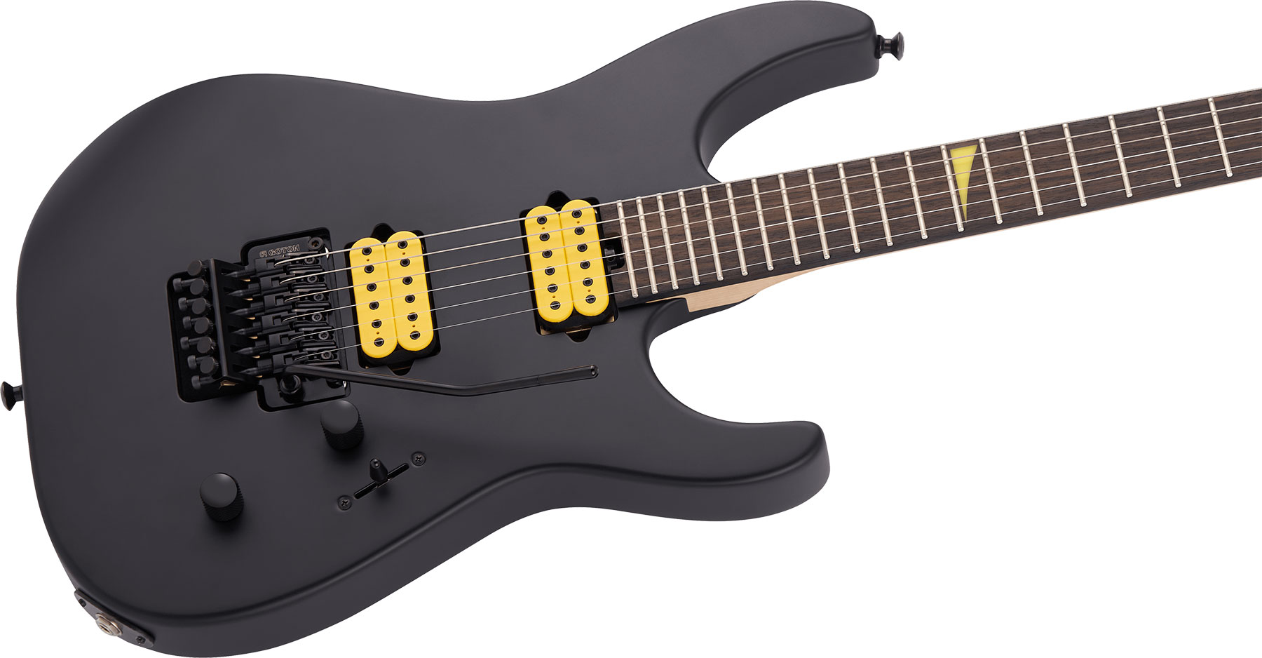 Jackson Dinky Dkr Mj Jap 2h Dimarzio Fr Eb - Satin Black - E-Gitarre in Str-Form - Variation 2