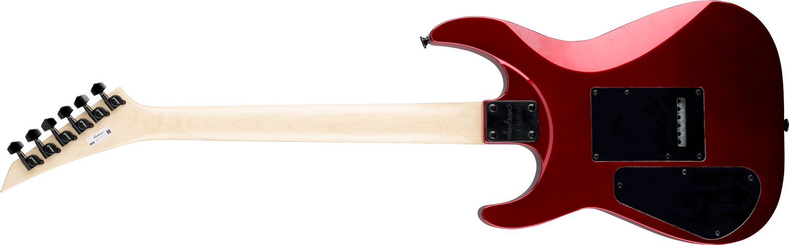 Jackson Dinky Js12 2h Trem Ama - Metallic Red - E-Gitarre aus Metall - Variation 1