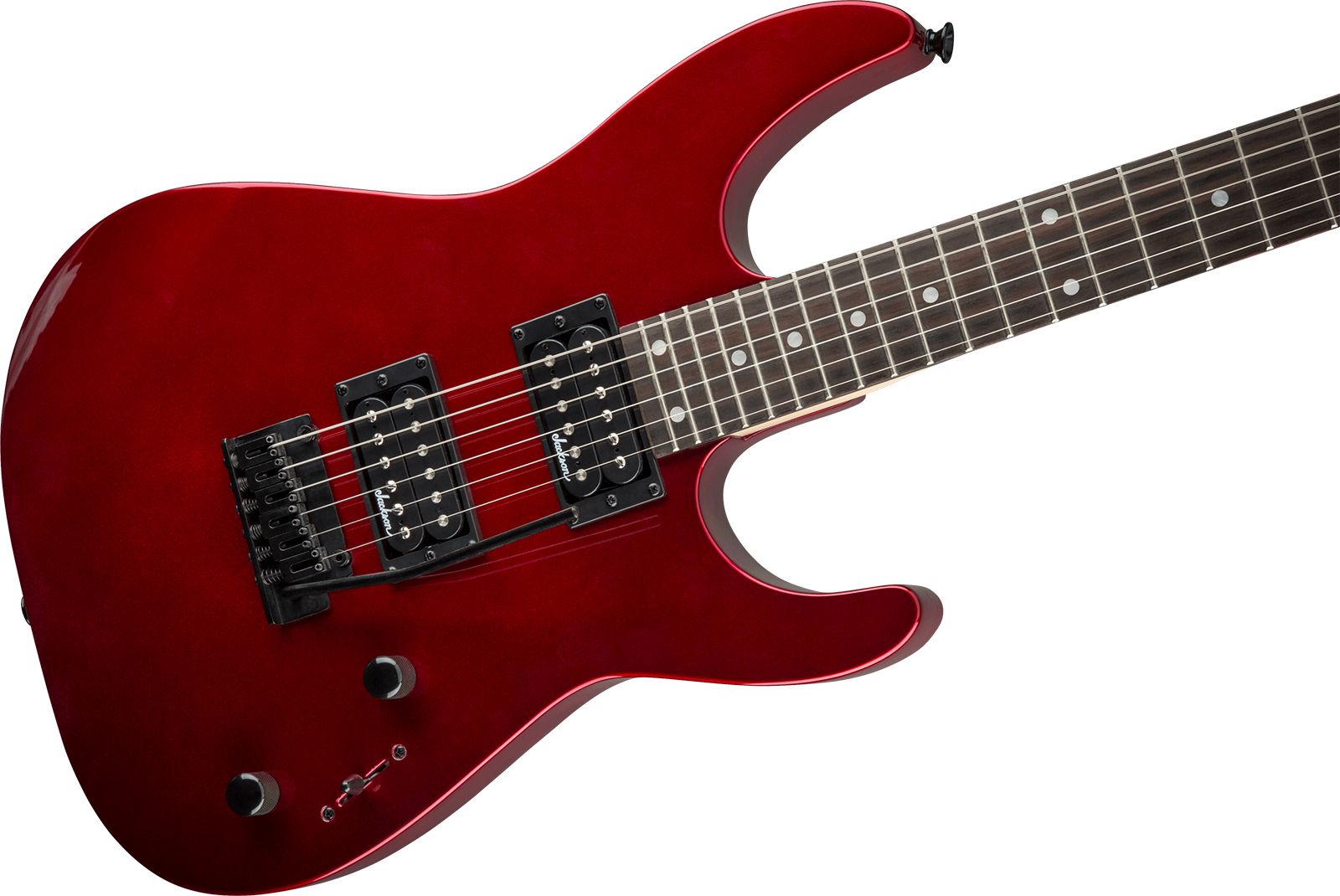 Jackson Dinky Js12 2h Trem Ama - Metallic Red - E-Gitarre aus Metall - Variation 2