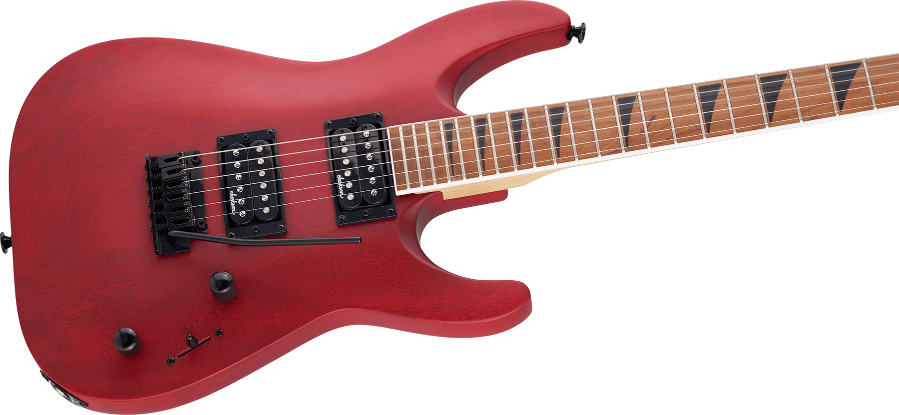 Jackson Dinky Js24 Dkam Arch Top 2h Trem Mn - Red Stain - E-Gitarre in Str-Form - Variation 2