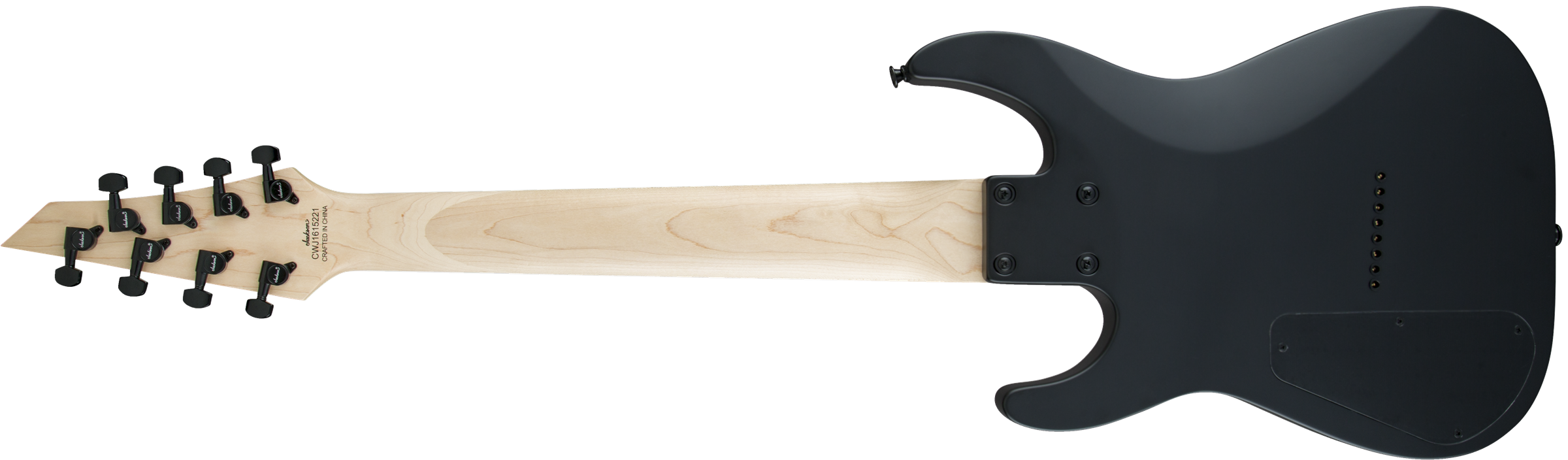 Jackson Dinky Js32-8 Js Series Hh Ht - Satin Black - 8- und 9-saitige E-Gitarre - Variation 1