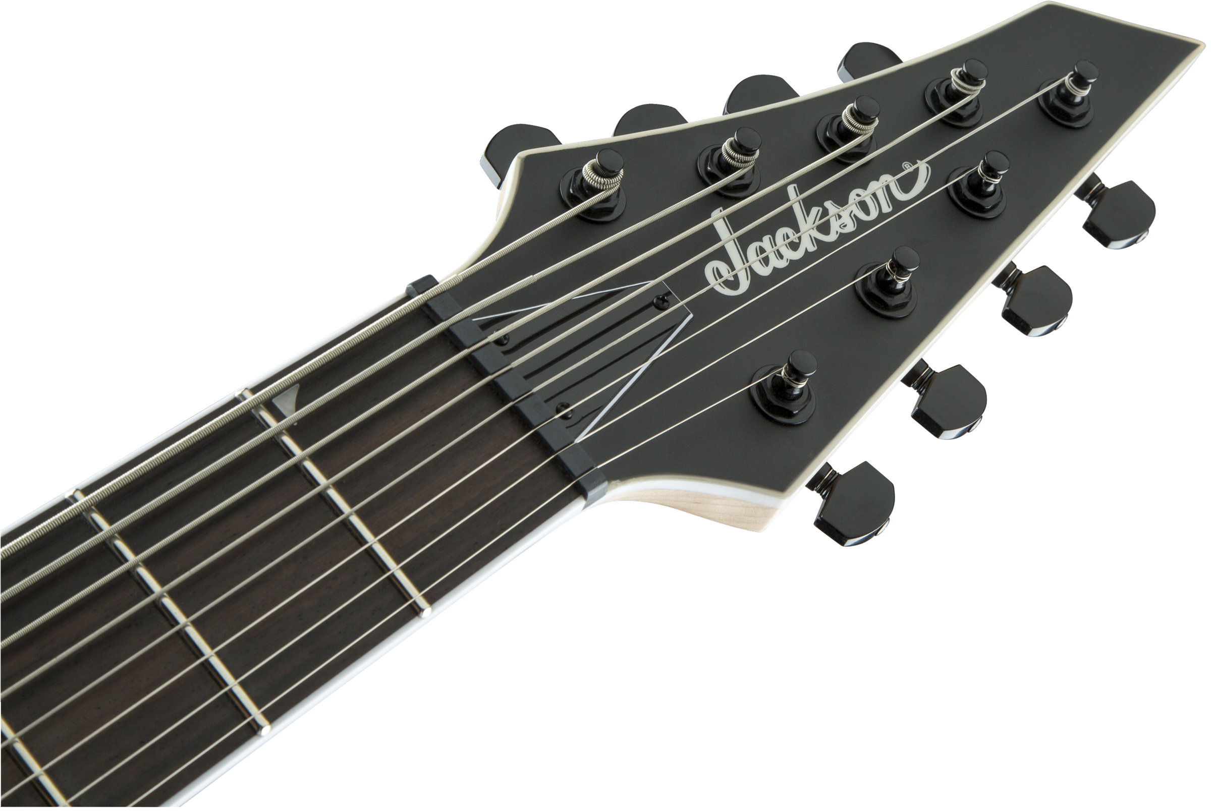 Jackson Dinky Js32-8 Js Series Hh Ht - Satin Black - 8- und 9-saitige E-Gitarre - Variation 4