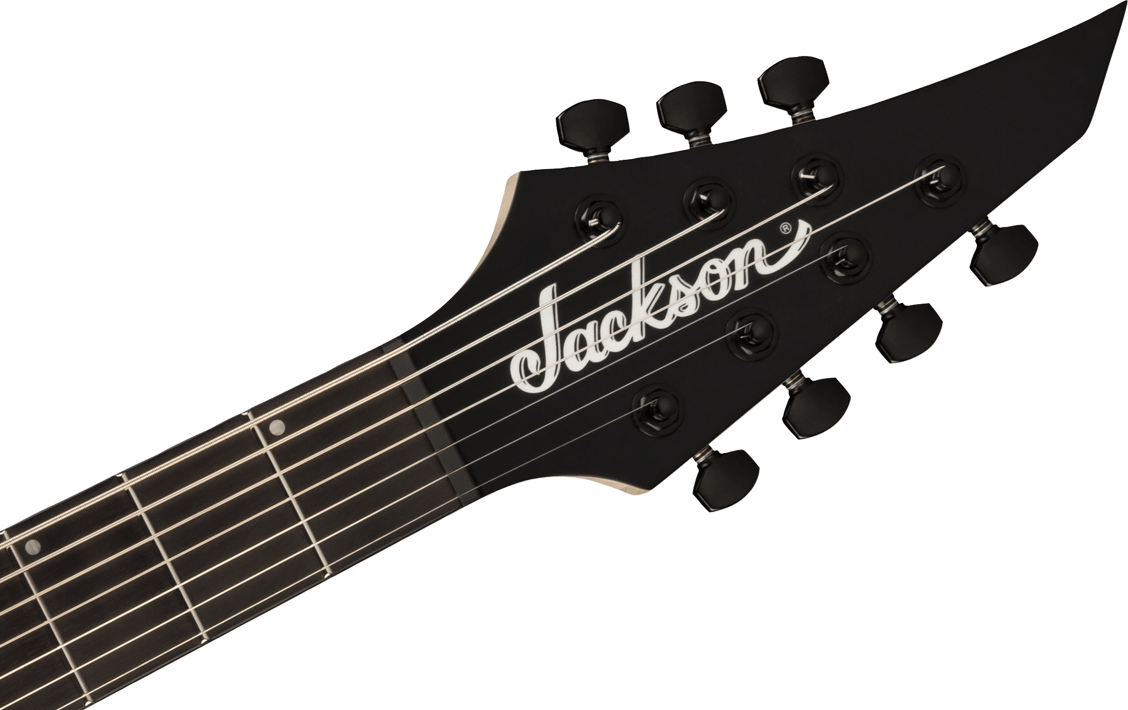 Jackson Dinky Mdk Ht7 Pro Plus 2h Bare Knuckle Eb - Satin Black - 7-saitige E-Gitarre - Variation 4