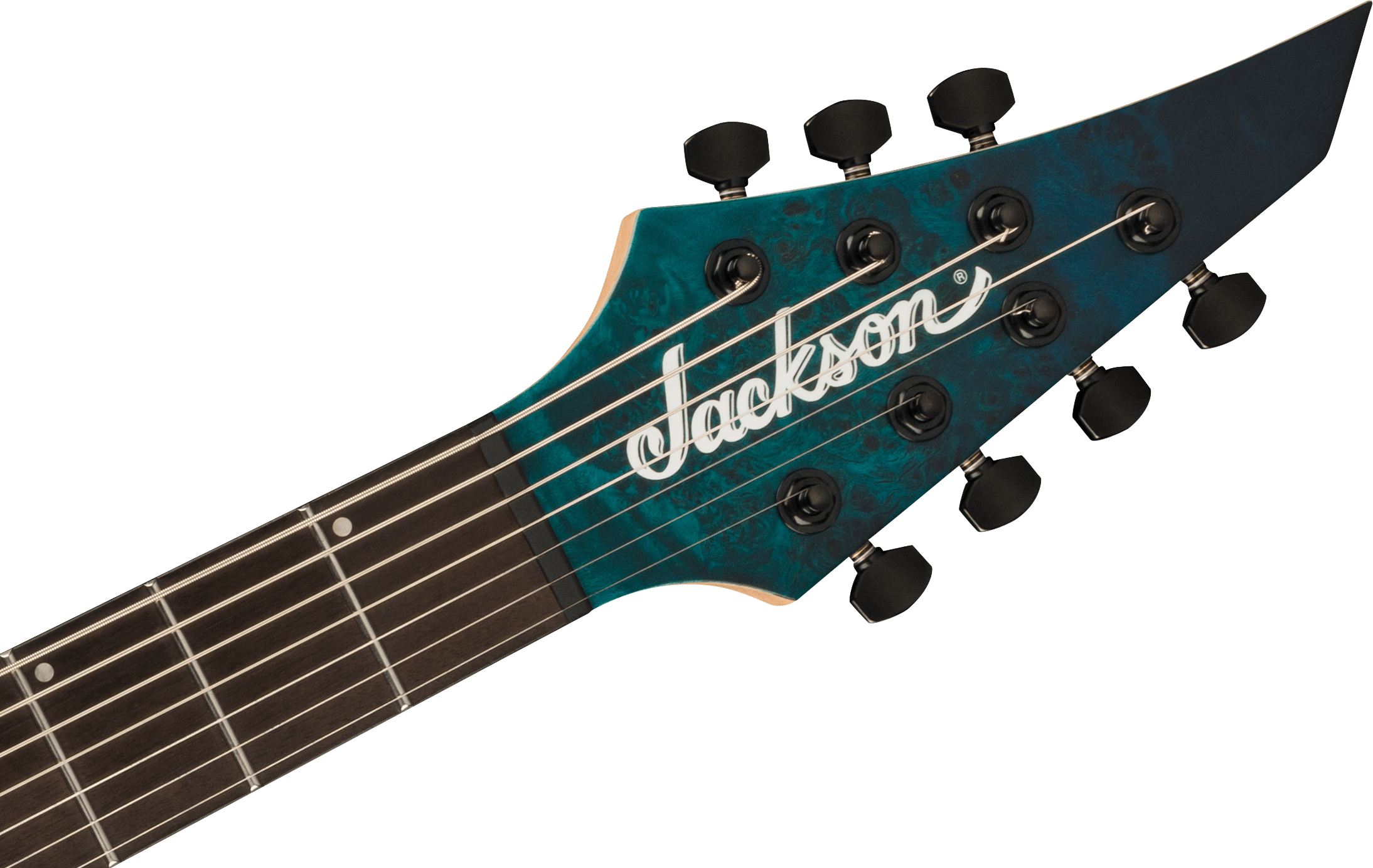 Jackson Dinky Mdk7p Pro Plus 2h Bare Knuckle Eb - Chlorine Burst - 7-saitige E-Gitarre - Variation 4