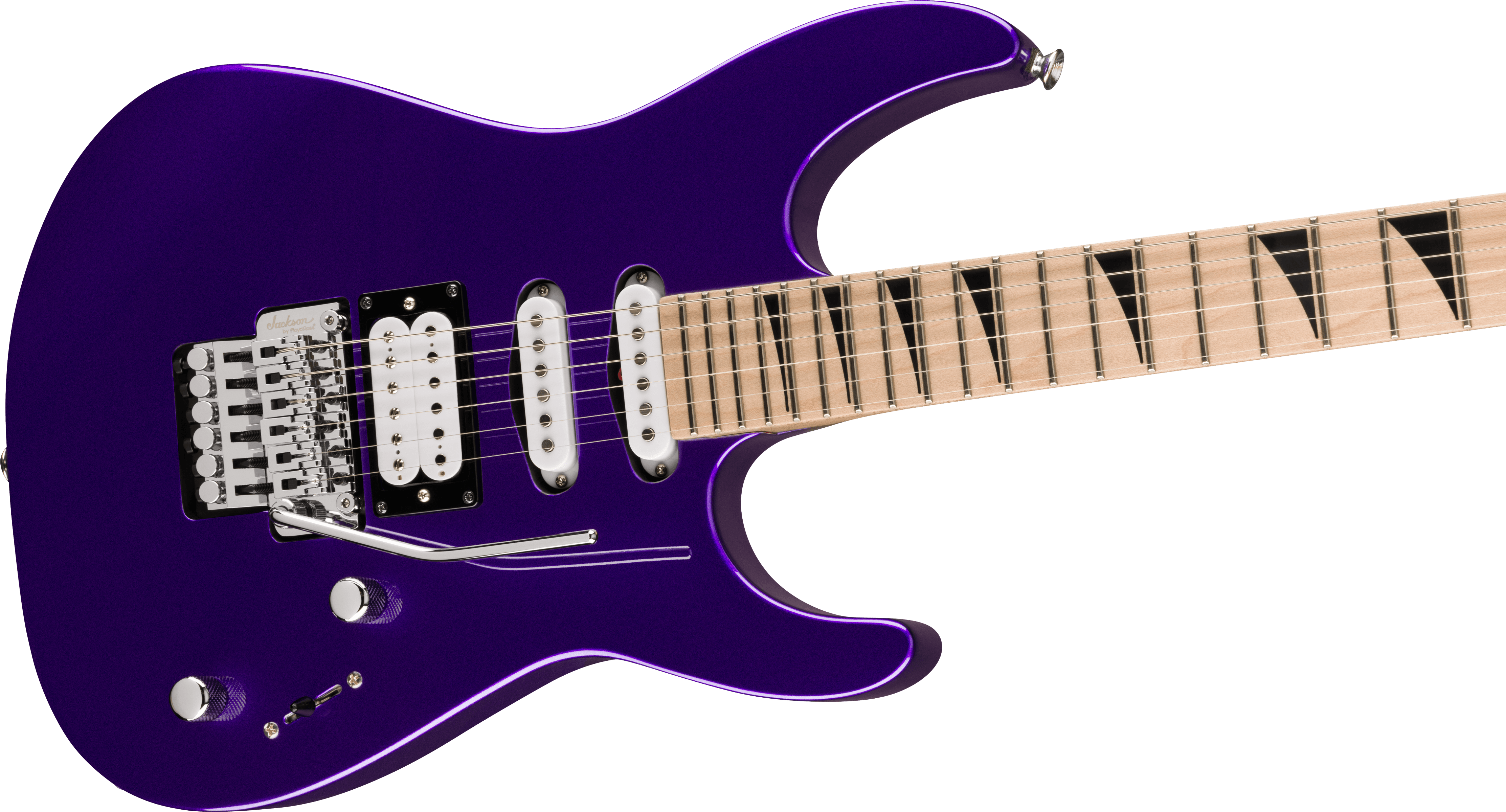 Jackson Dinky Dk3xr Hss Fr Mn - Deep Purple Metallic - E-Gitarre in Str-Form - Variation 4