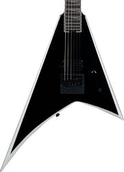 Signature-e-gitarre Jackson Christian Andreu Pro Plus Rhoads RR24 EVTN - Black w/ White Bevels