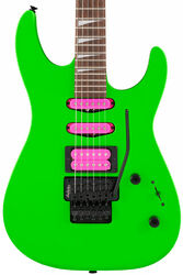 E-gitarre in str-form Jackson Dinky DK3XR HSS - Neon green