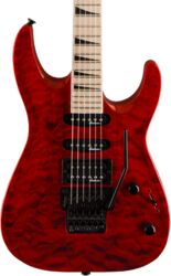 E-gitarre aus metall Jackson JS34Q Dinky DKA - Trans red