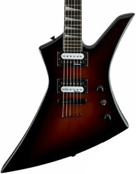 E-gitarre aus metall Jackson Kelly JS32T - Viola burst