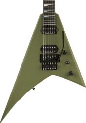 E-gitarre aus metall Jackson American Rhoads RR24 - Matte army drab