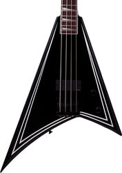 Solidbody e-bass Jackson X Series RRB IV Rhoads Bass - Black with White Pinstripe