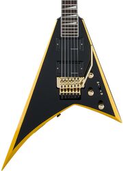 E-gitarre aus metall Jackson Rhoads RRX24 - Black with yellow bevels