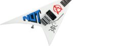 E-gitarre aus metall Jackson RR-22 LEGEND SERIES RHOADS SCOTT IAN SIGNATURE LTD EDITION FR 1H EB - Pearl white