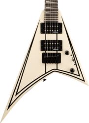 E-gitarre für kinder Jackson RR Minion JS1XM - Snow White W/ Black Pin Stripes