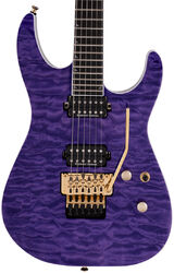 E-gitarre in str-form Jackson Pro Soloist SL2Q MAH - Transparent purple