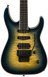 E-gitarre in str-form Jackson Pro Plus Soloist SLA3Q - Amber blue burst