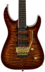 E-gitarre in str-form Jackson Pro Plus Soloist SLA3Q - Amber tiger eye