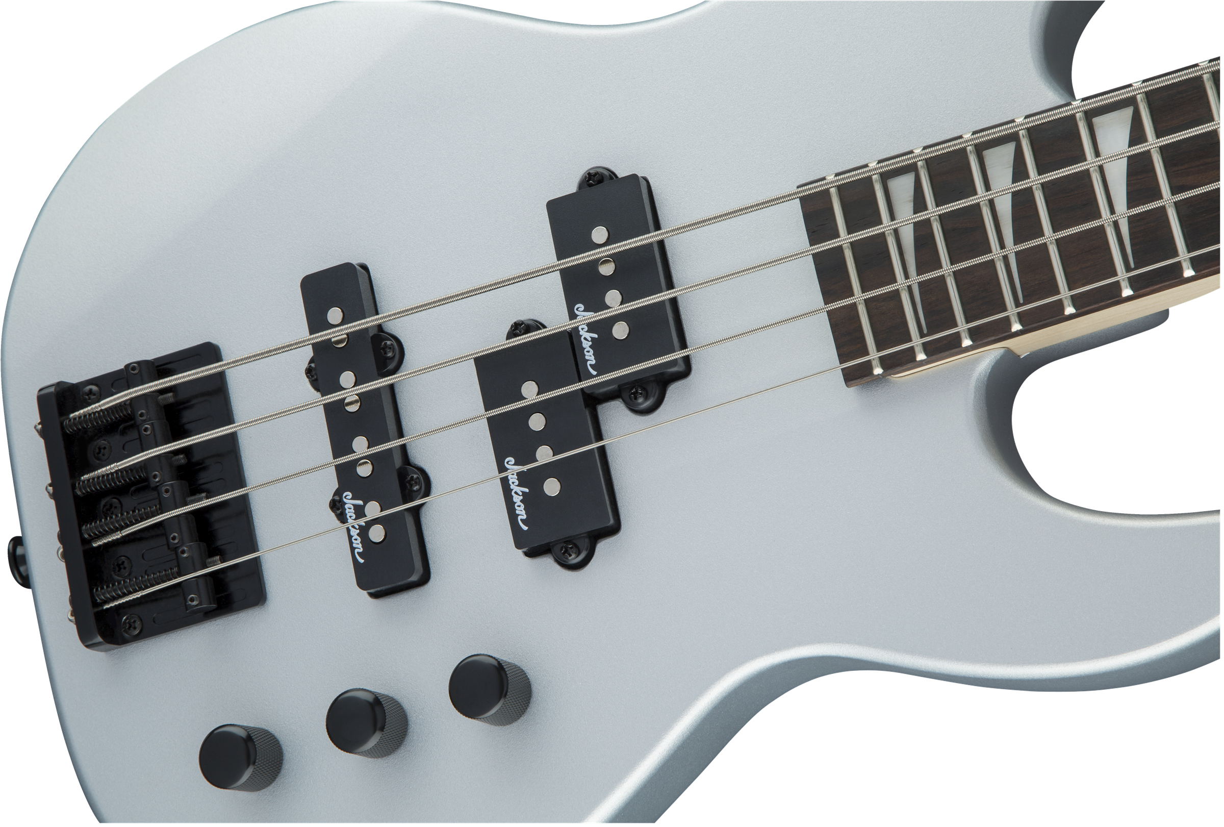 Jackson Js Series Concert Bass Minion Js1x - Satin Silver - E-Bass für Kinder - Variation 4