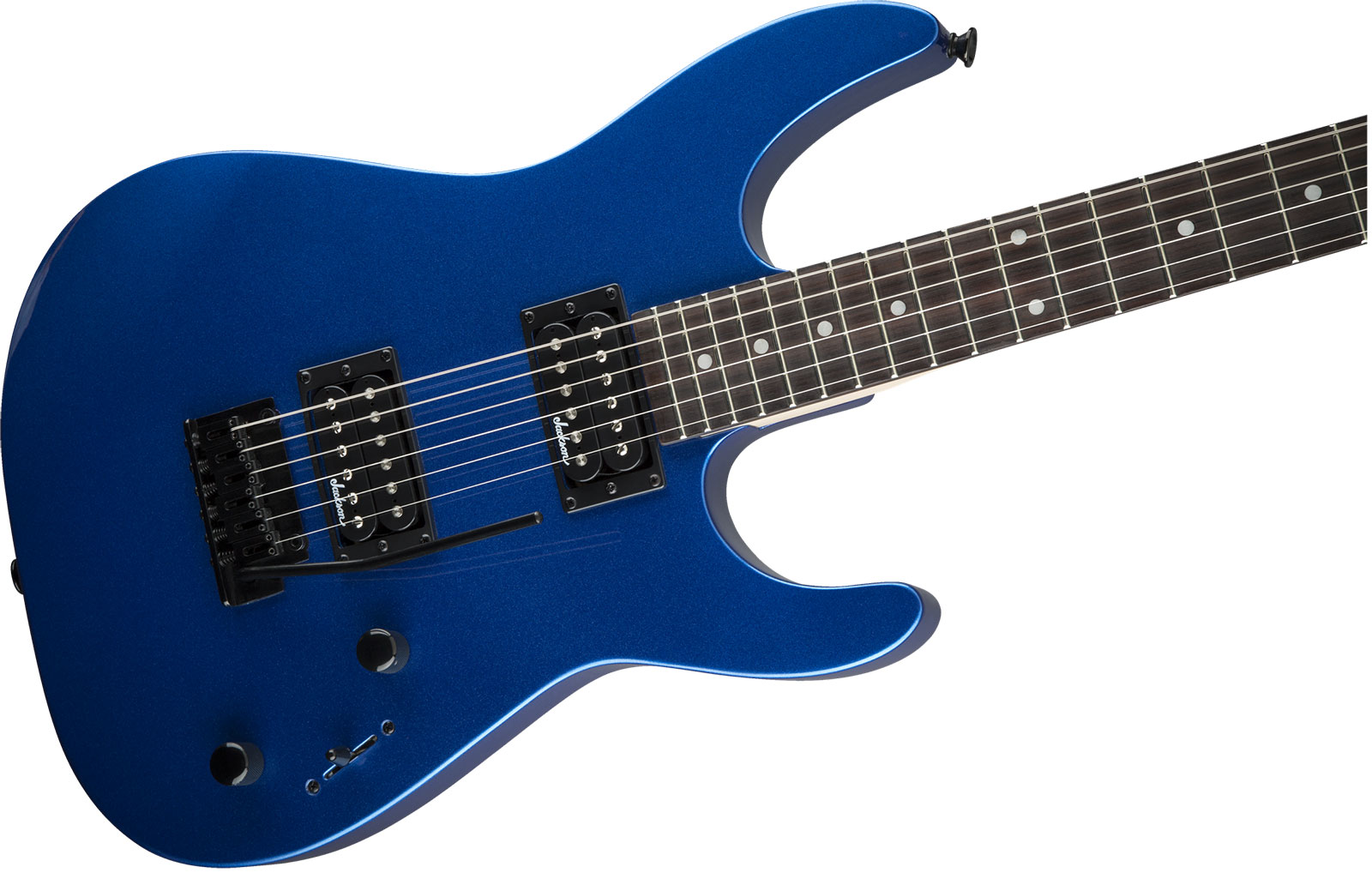 Jackson Dinky Js11 2h Trem Ama - Metallic Blue - E-Gitarre in Str-Form - Variation 2