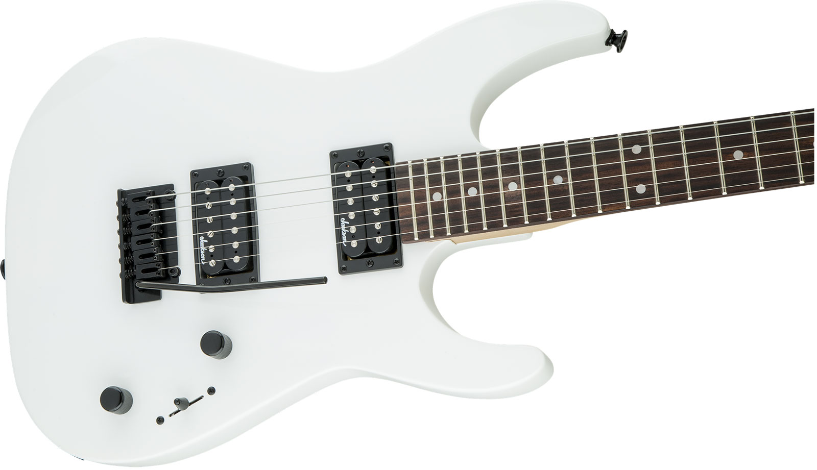 Jackson Dinky Js11 2h Trem Ama - Snow White - E-Gitarre in Str-Form - Variation 2