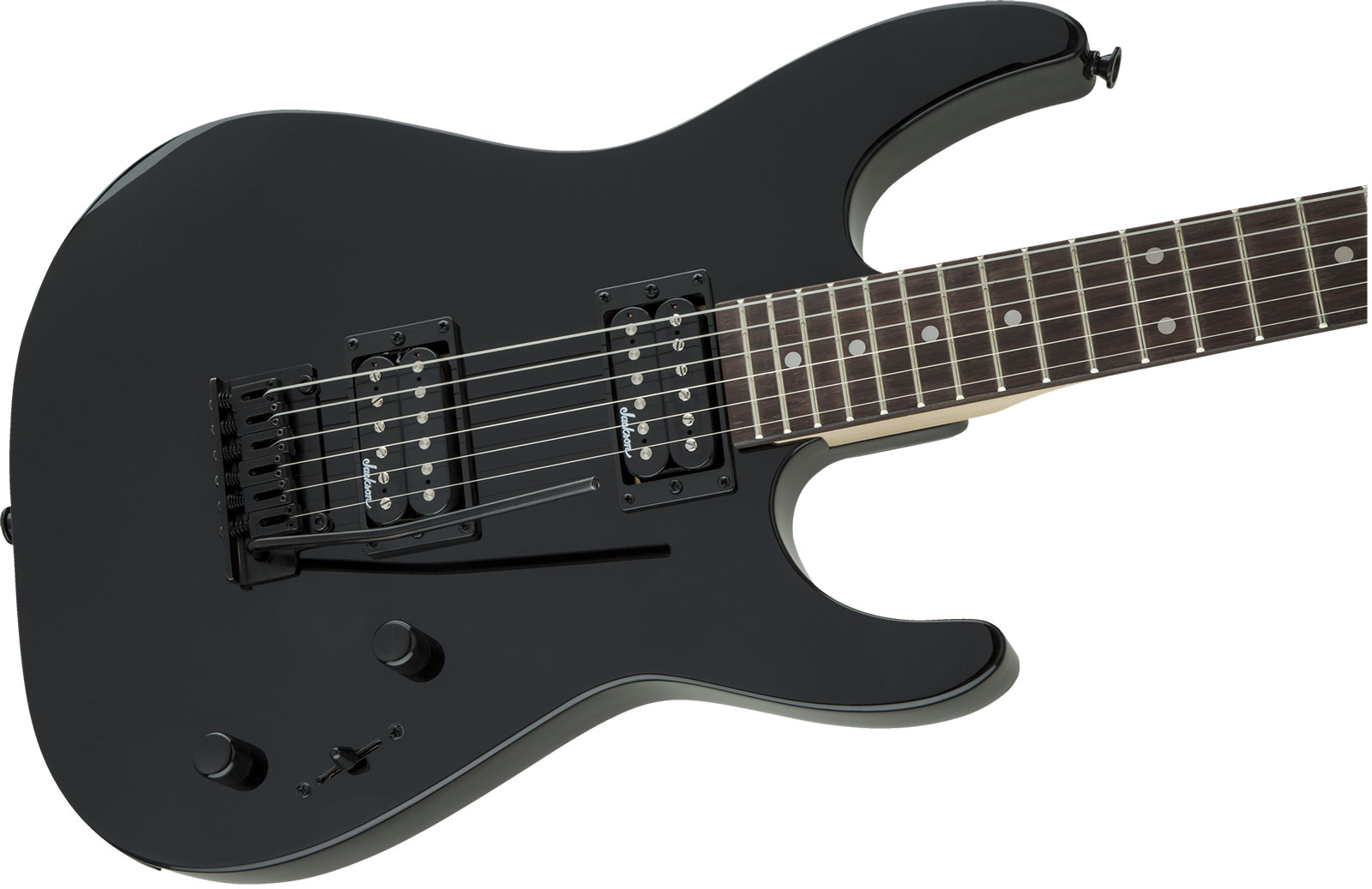 Jackson Dinky Js11 2h Trem Ama - Gloss Black - E-Gitarre in Str-Form - Variation 2