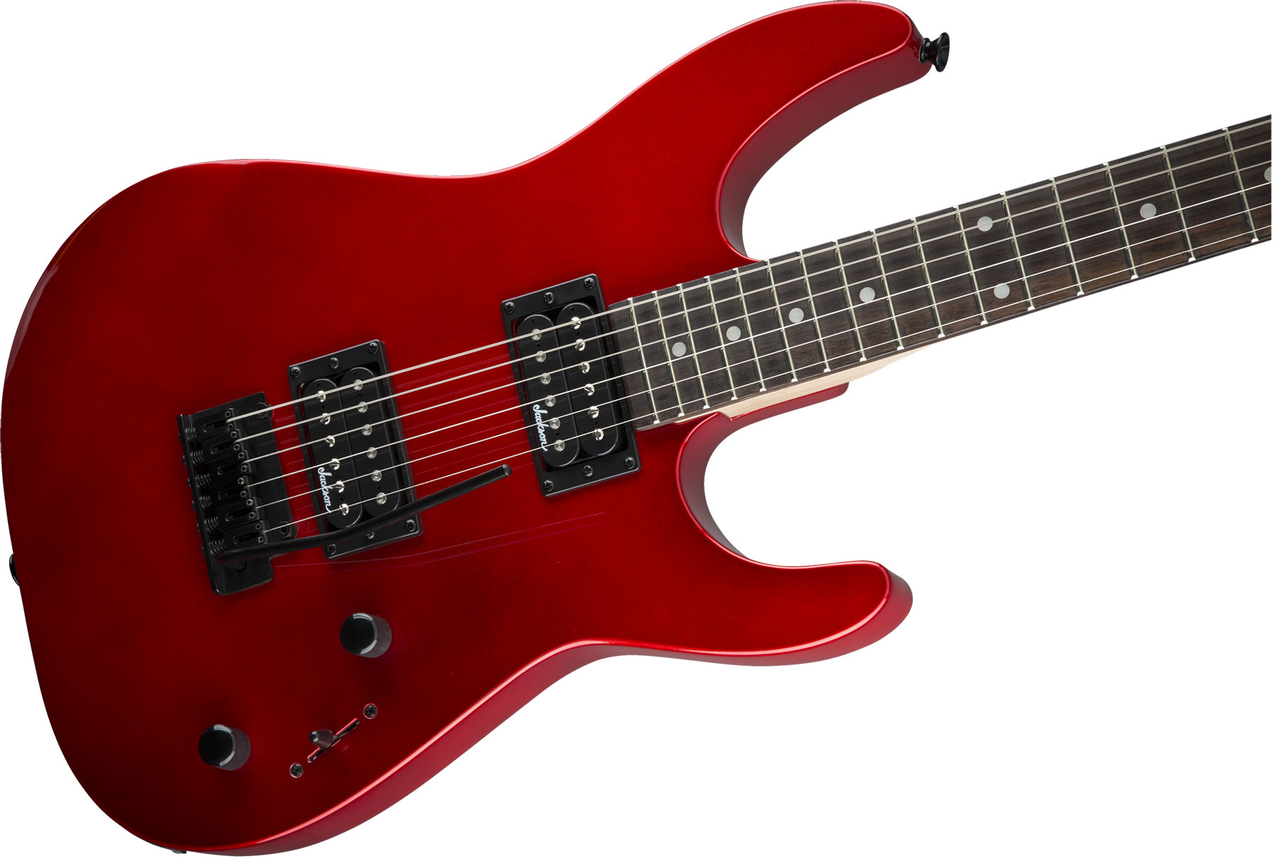 Jackson Dinky Js11 2h Trem Ama - Metallic Red - E-Gitarre in Str-Form - Variation 2