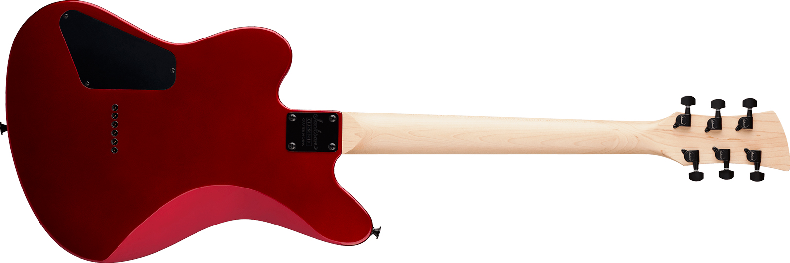 Jackson Js22 Surfcaster 2h Ht Ama - Metallic Red - Retro-Rock-E-Gitarre - Variation 1