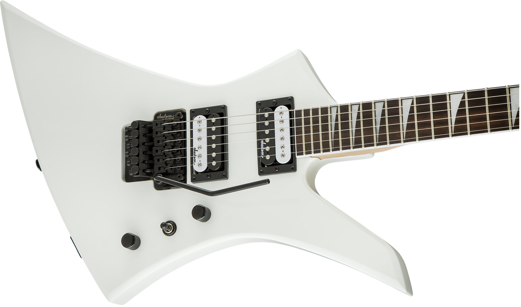 Jackson Kelly Js32 2h Fr Ama - Snow White - E-Gitarre aus Metall - Variation 2