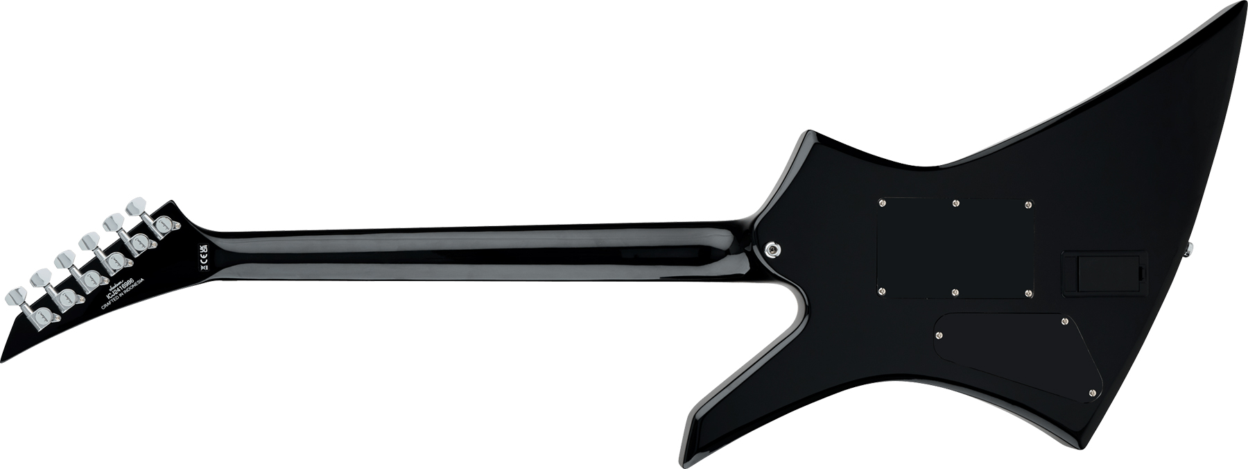 Jackson Kelly Ke1a Pro Plus Pure Metal Ltd 1h Fishman Fluence Modern Fr Eb - Gloss Black - E-Gitarre aus Metall - Variation 1