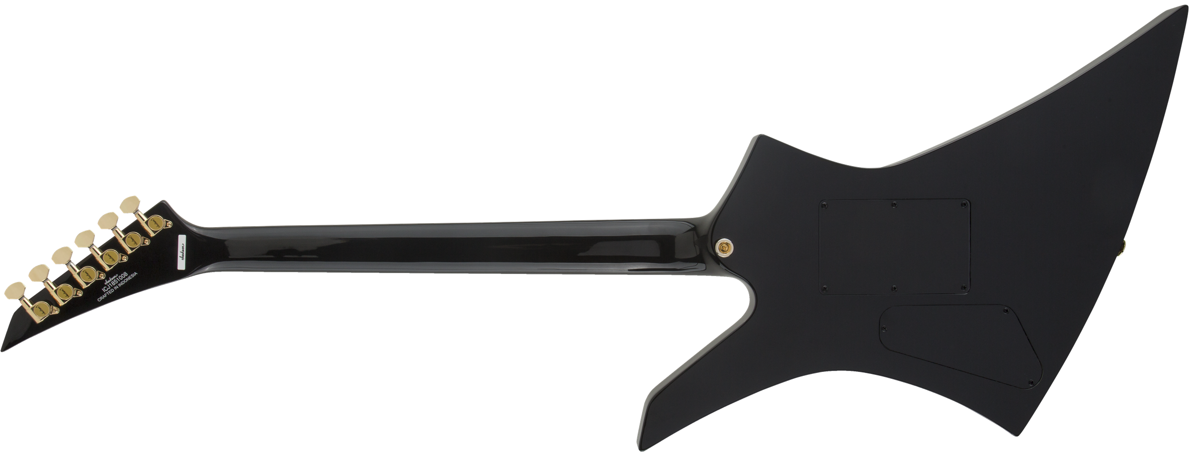 Jackson Kelly Kex 2h Fr Lau - Black - E-Gitarre aus Metall - Variation 1